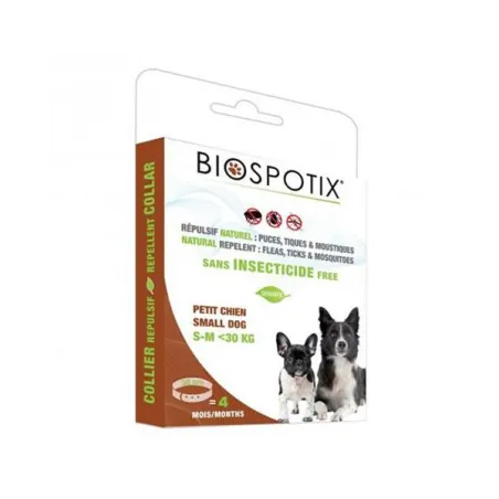 Obojok BIOGANCE Biospotix Small dog S-M s repelentným účinkom 38 cm (do 30 kg)