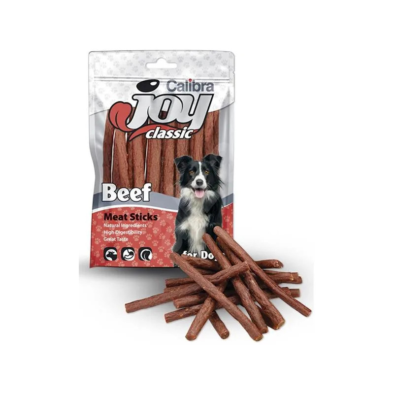 Pamlsok CALIBRA Joy DOG Classic Beef Sticks 80 g NEW