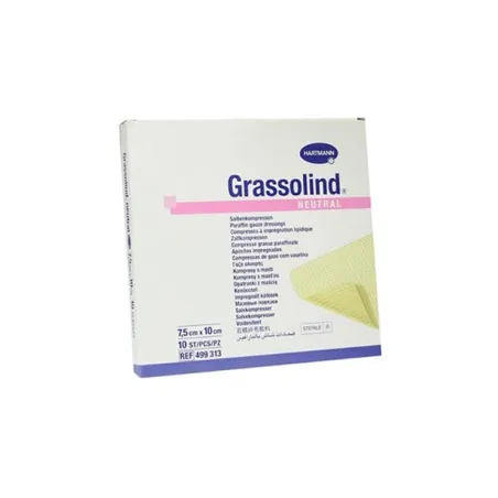 Kompres Grassolind Neutral impreg. 7,5 x 10 cm/10 ks