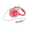 Vodítko Flexi New Comfort lanko M 8 m červené (do 20 kg)