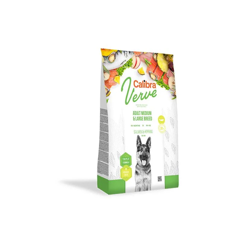 Calibra Dog Verve GF Adult Medium & Large Salmon & Herring 12 kg