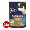 Nestlé FELIX Fantastic cat kura želé kapsička 26x85 g