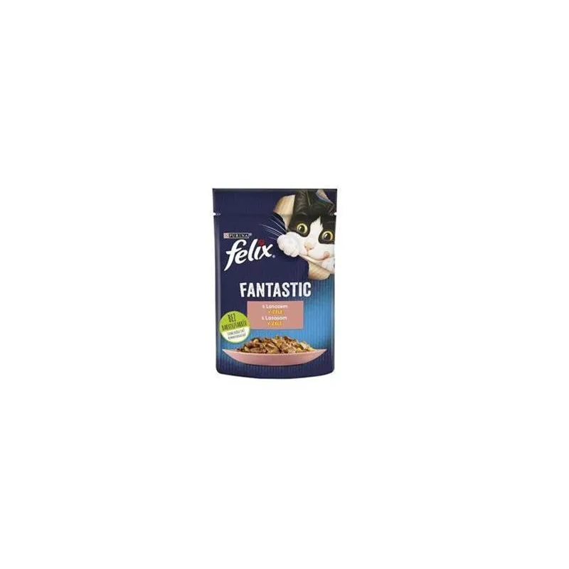 Nestlé FELIX Fantastic cat losos želé kapsička 26x85 g