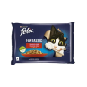 Nestlé FELIX Fantastic cat Multipack králik&jahňa želé kapsička 4x85 g