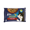 Nestlé FELIX Sensations cat Multipack morka&jahňa kapsička 4x85 g