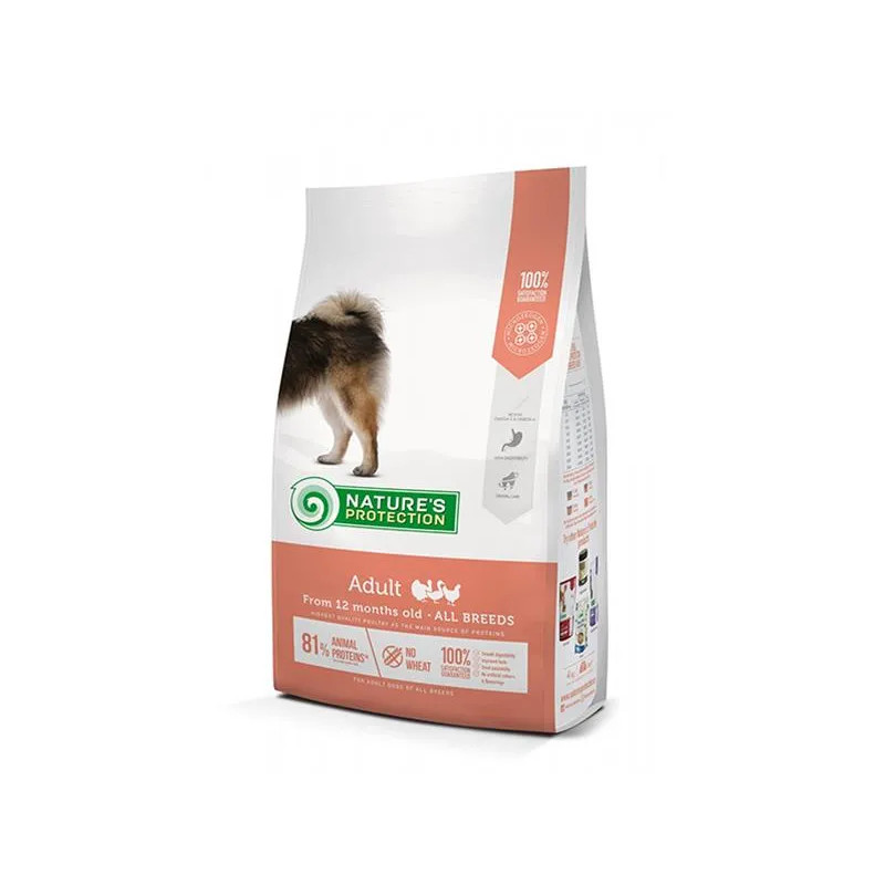 Natures P dog adult all breed poultry 12 kg