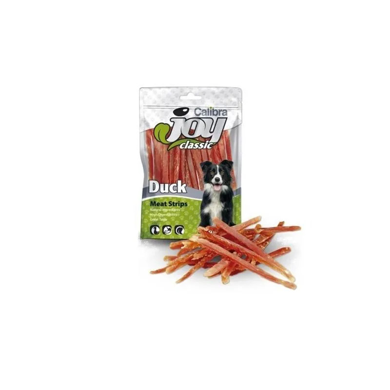 Pamlsok CALIBRA Joy DOG Classic Duck Strips 250g NEW