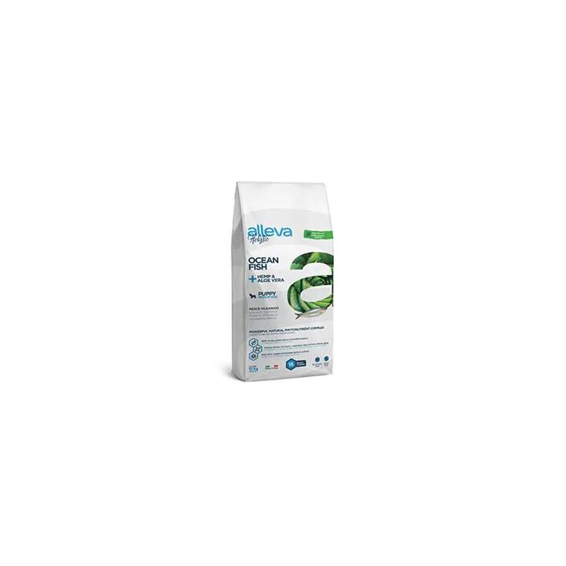 Alleva HOLISTIC dog puppy & junior medium fish 12 kg