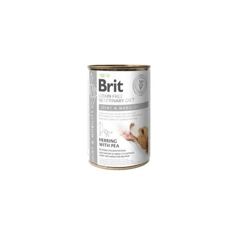 Brit Veterinary Diets GF dog Joint & Mobility 400 g konzerva