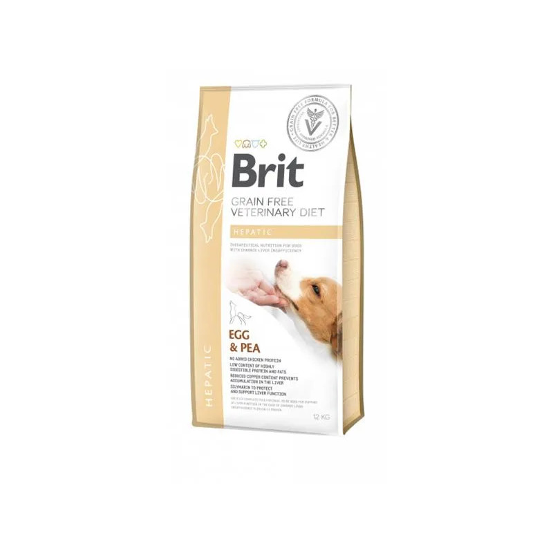 Brit Veterinary Diets GF dog Hepatic 12 kg