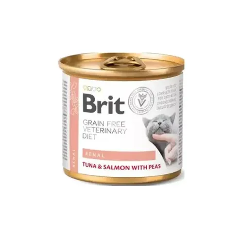 Brit Veterinary Diets GF cat Renal 200 g konzerva