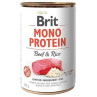 Brit Mono Protein Beef & Brown Rice 400 g konzerva