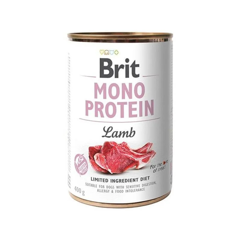 Brit Mono Protein Lamb 400 g konzerva