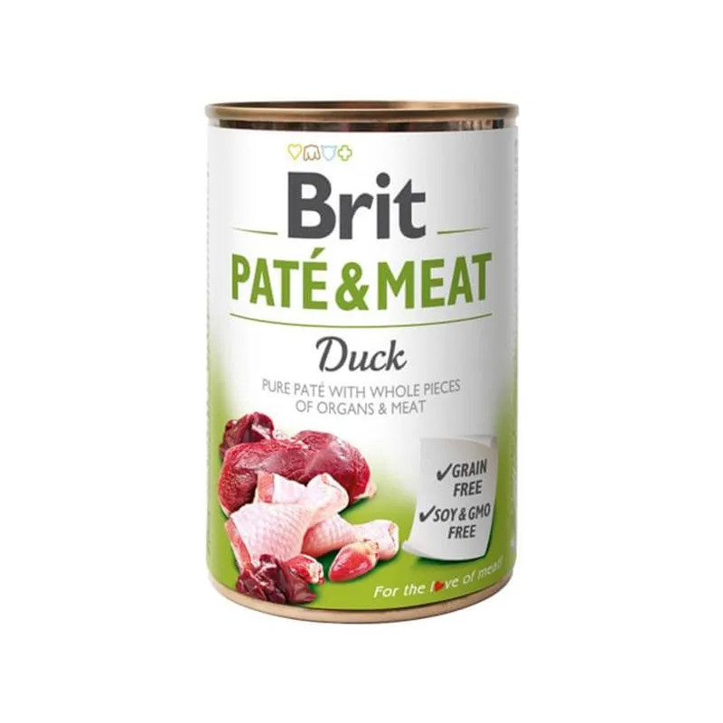Brit Paté & Meat Duck 400 g konzerva