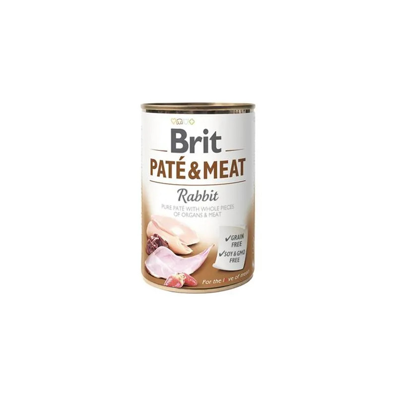 Brit Paté & Meat Rabbit 400 g konzerva