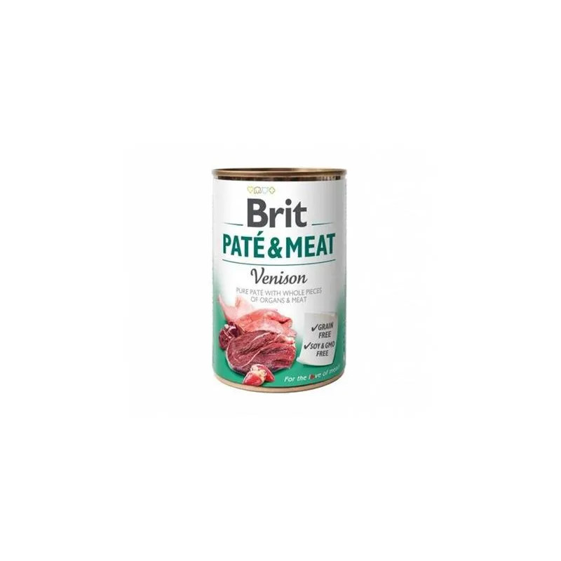 Brit Paté & Meat Venison 400 g konzerva Brit Paté & Meat Venison 400 g konzerva