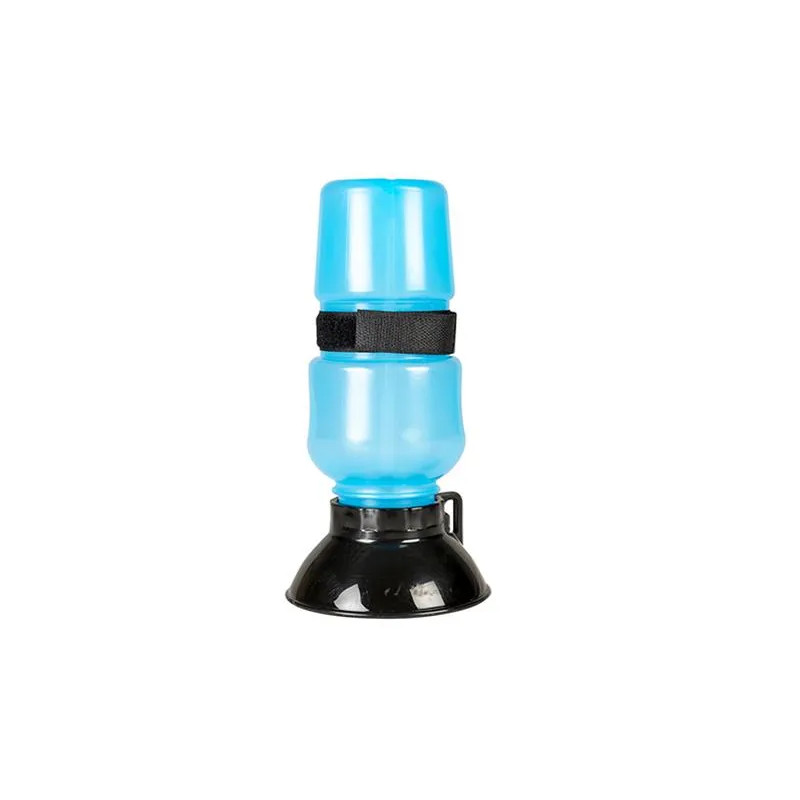 Fľaša DUVO+ modrá 500 ml, 500ml - 10,5x10,5x21,5cm