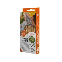 Pamlsok DUVO+ žuvacie tyčinky vŕba a lucerna pre hlodavce 70g - 10 ks - 12x1x1cm