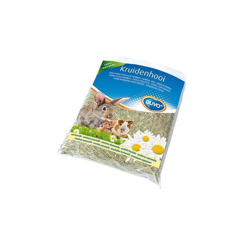 Seno DUVO+ bylinkové s harmančekom pre králiky a hlodavce 500 g