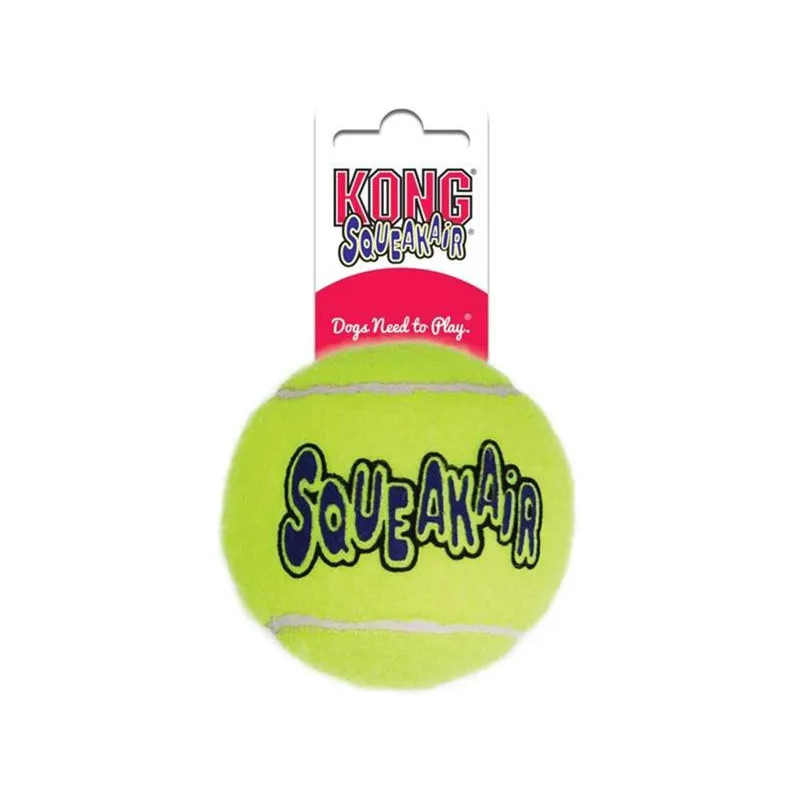 Hračka Kong Dog SqueakAir Lopta s pískatkom tenis, guma vulkanizovaná, XL