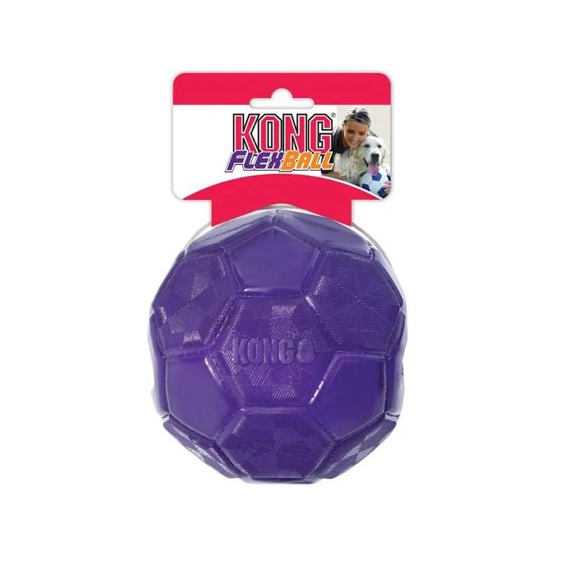 Hračka Kong Dog FlexBall Lopta, guma termoplastická, priemer 14 cm