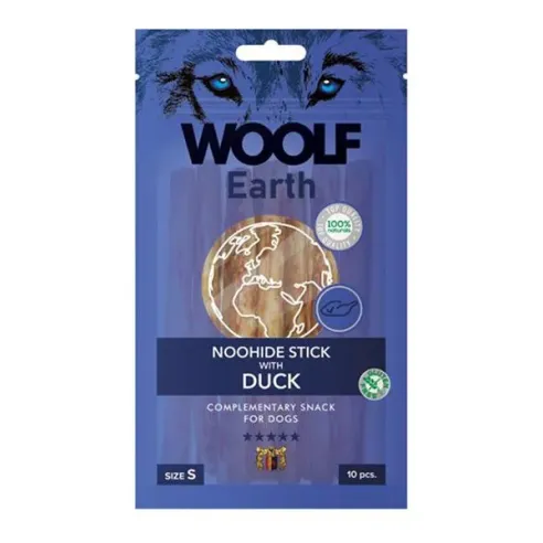 Pamlsok Woolf Dog Earth NOOHIDE S Duck 90 g