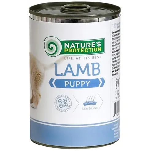 Natures P KONZERVA dog puppy lamb 400 g