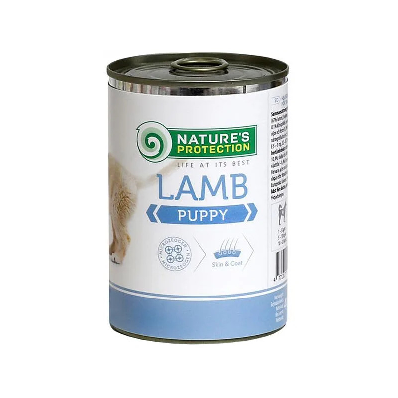 Natures P KONZERVA dog puppy lamb 400 g
