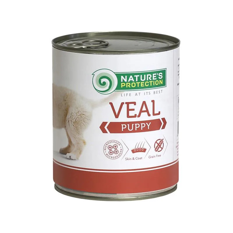 Natures P KONZERVA dog puppy veal 800 g