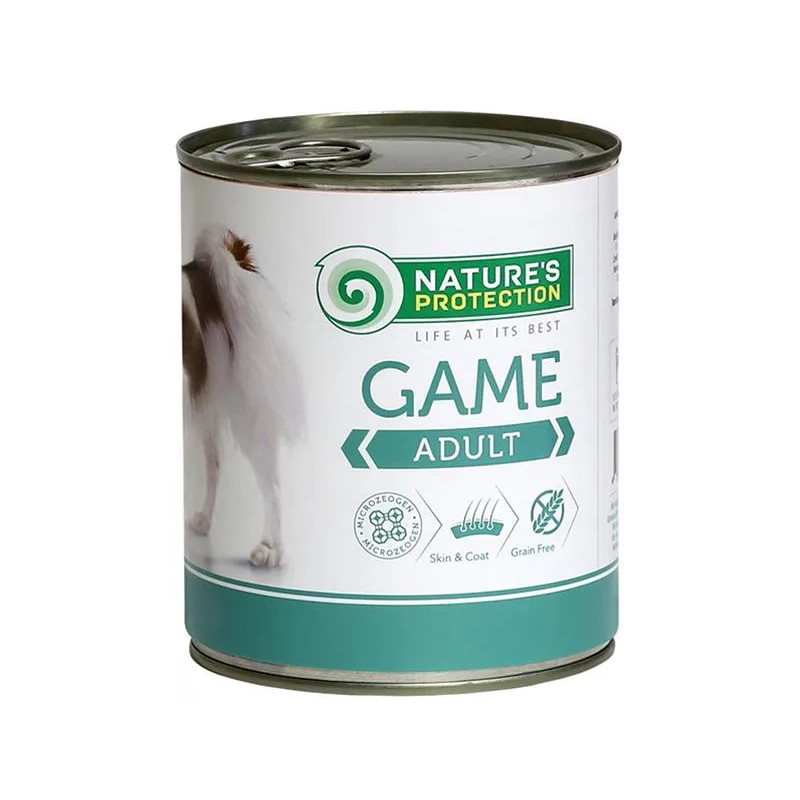 Natures P KONZERVA dog adult game 800 g Natures P KONZERVA dog adult game 800 g