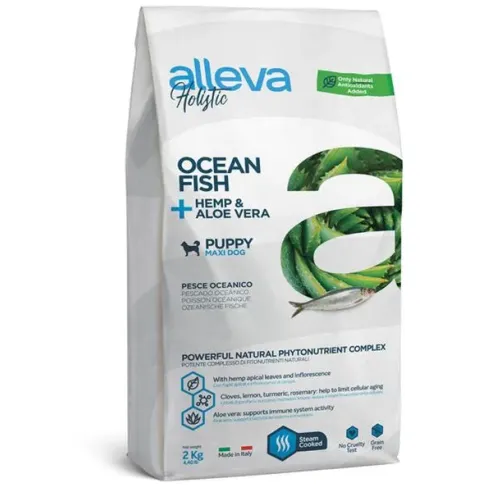 Alleva HOLISTIC dog puppy & junior  maxi fish 2 kg