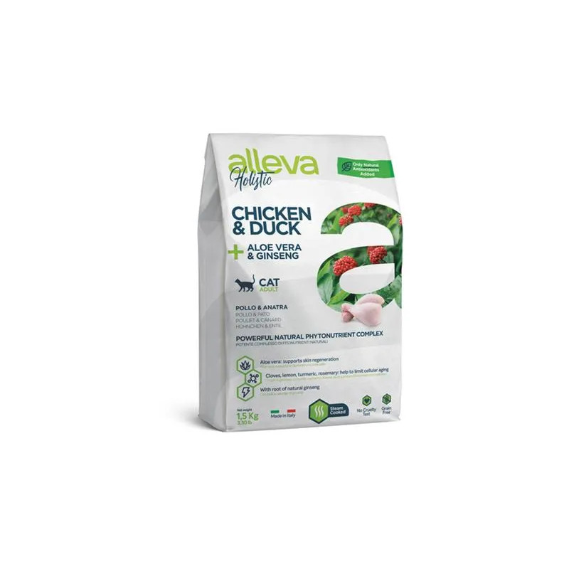 Alleva HOLISTIC cat adult chicken & duck 1,5 kg