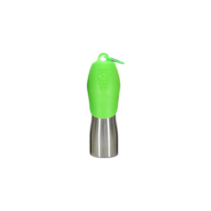 Fľaša na vodu nerezová pre psa, zelená KONG H2O (740ml/25oz) Stainless Steel Bottle Green
