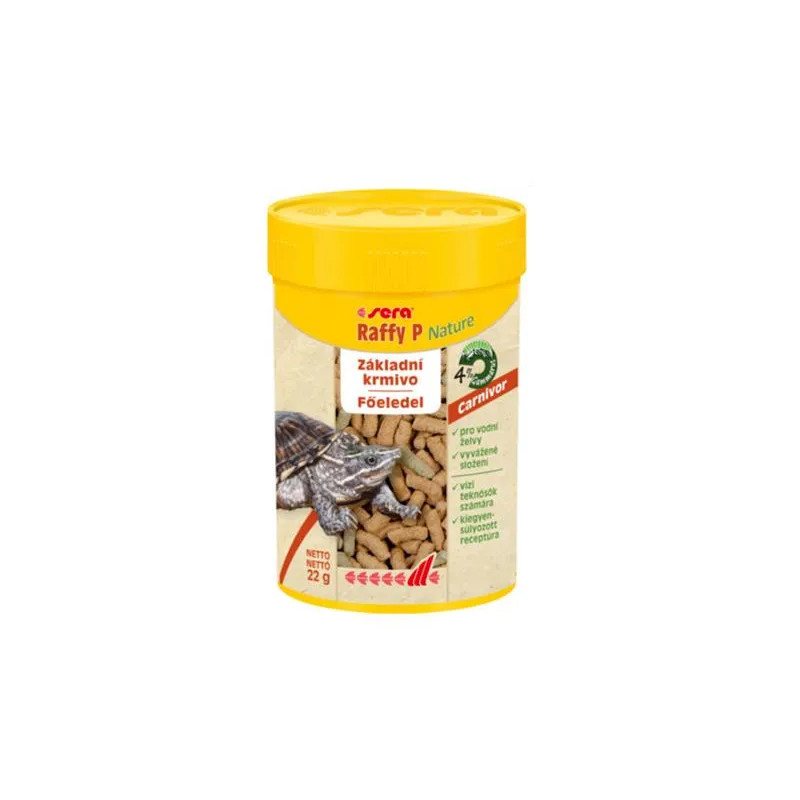 Sera Raffy P Nature krmivo pre mäsožravé plazy a vodné korytnačky 100 ml