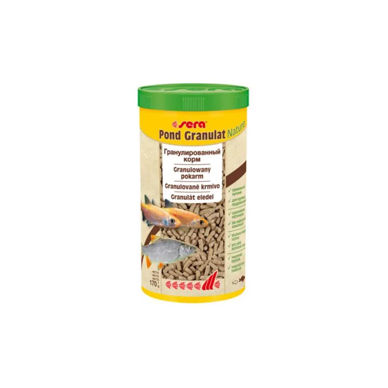 Sera Pond Granulat Nature krmivo pre jazierkové ryby 3800 ml Sera Pond Granulat Nature krmivo pre jazierkové ryby 3800 ml