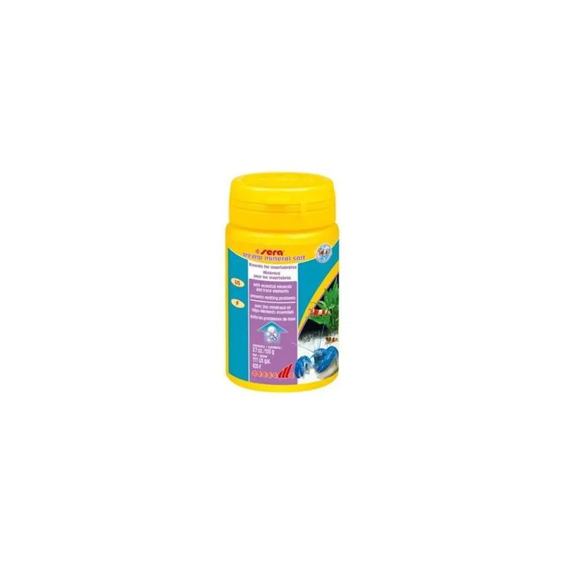 Sera Shrimp mineral salt krmivo pre bezstavovce 105 g