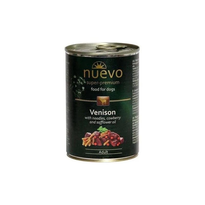 NUEVO dog Adult Venison Menue bal. 6 x 400 g konzerva