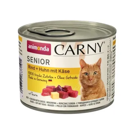 Animonda CARNY® cat Senior hovädzie,kura a syr bal. 6 x 200 g konzerva