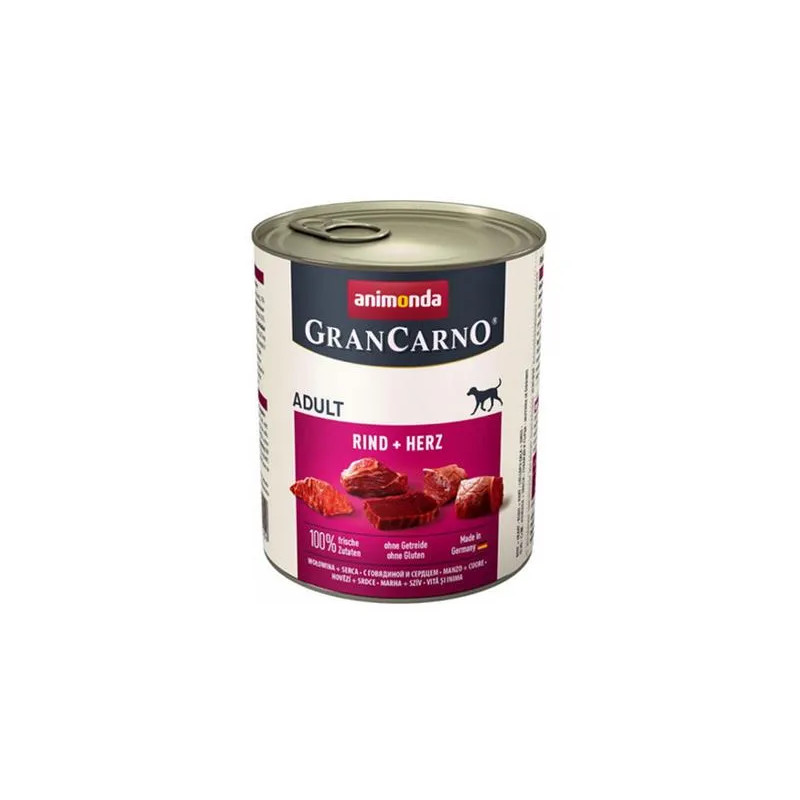 Animonda GRANCARNO® dog adult hovädzie a srdiečka bal. 6 x 800g konzerva