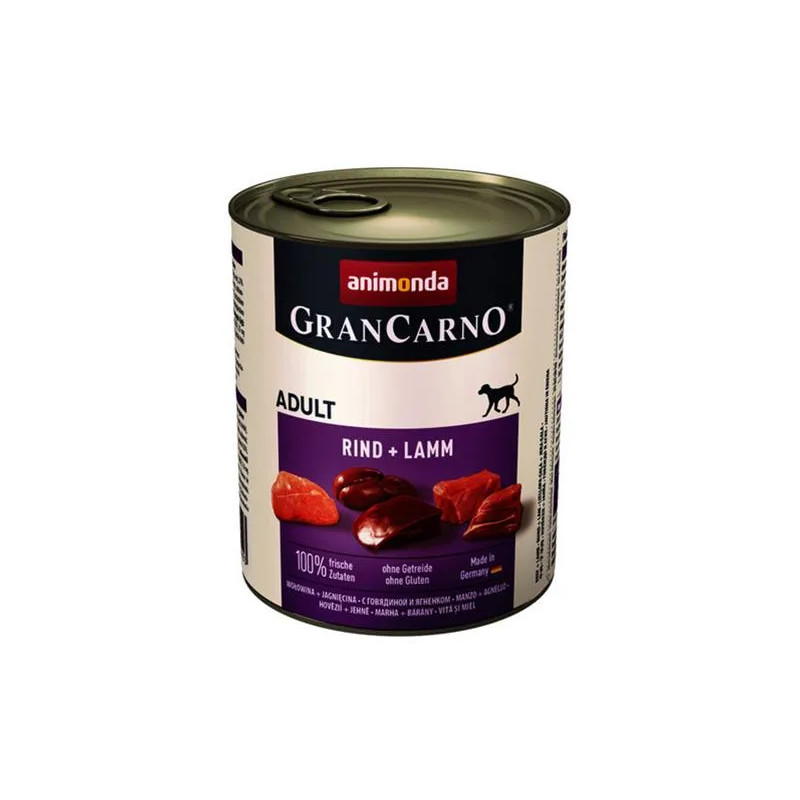 Animonda GRANCARNO® dog adult hovädzie a jahňa bal. 6 x 800g konzerva Animonda GRANCARNO® dog adult hovädzie a jahňa bal. 6 x 800g konzerva