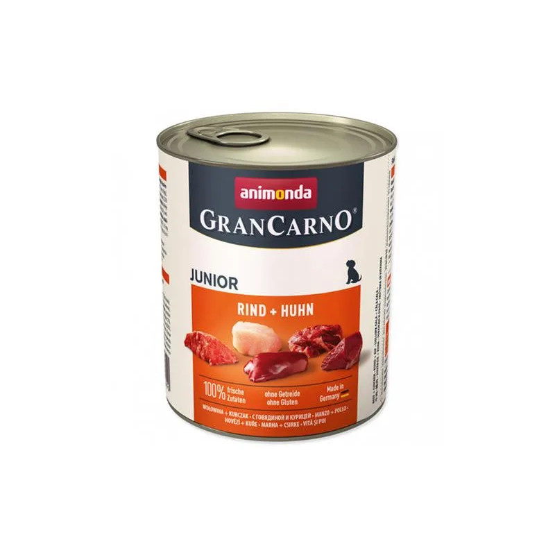 Animonda GRANCARNO® dog junior hovädzie a kura bal. 6 x 800g konzerva