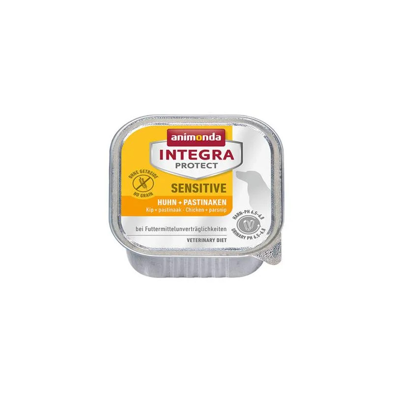 Animonda INTEGRA® Protect dog Sensitive - Kuracie + paštrnák bal. 11 x 150 g