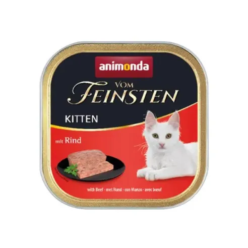 Animonda Vom Feinsten cat Kitten hovädzie bal. 16 x 100 g