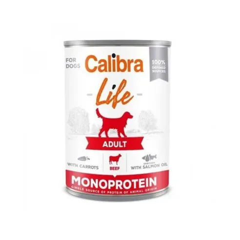 Calibra Dog Life Adult Beef with Carrots 400 g