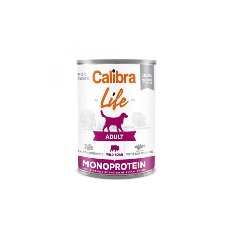 Calibra KONZERVA dog Adult Life Wild boar & Cranberries 6 x 400g