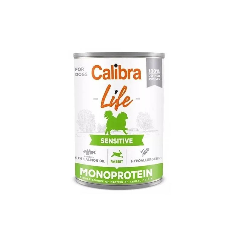 Calibra KONZERVA dog Adult Life sensitive Rabbit 6 x 400g