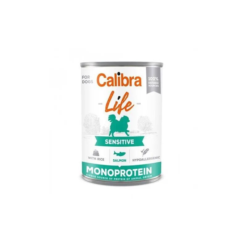 Calibra KONZERVA dog Adult Life sensitive Salmon & Rice 6 x 400g
