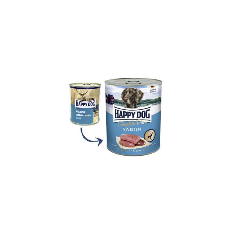 Happy Dog PREMIUM - Fleisch Pur - divinové mäso konzerva 400 g