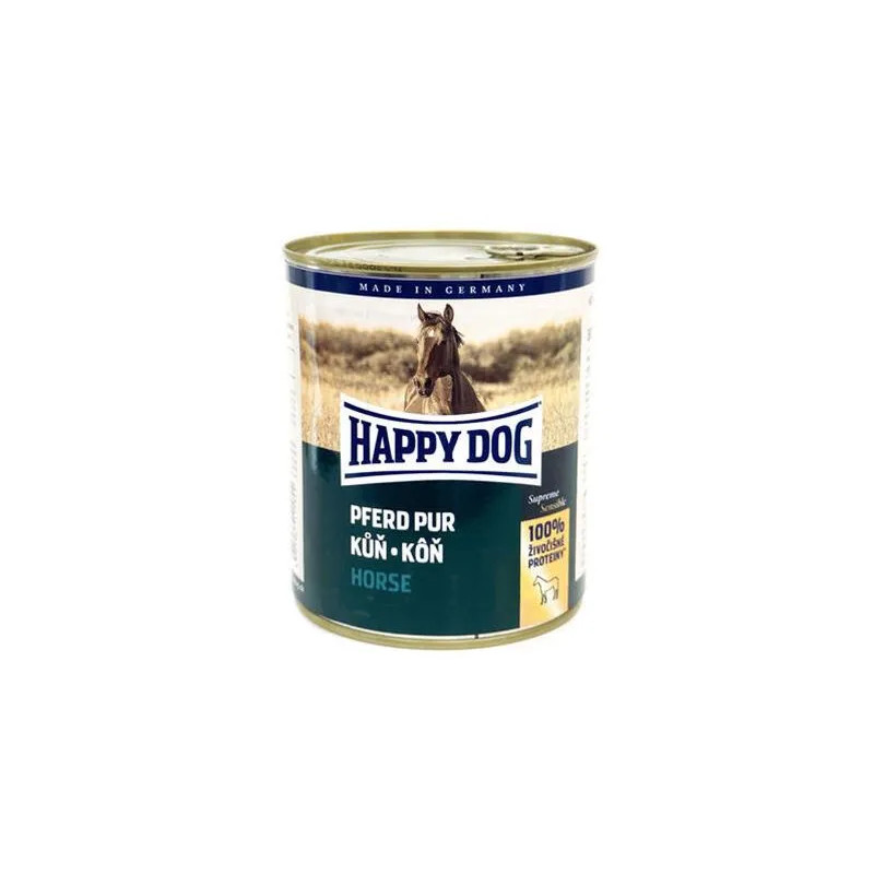Happy Dog PREMIUM - Fleisch Pur - konské mäso konzerva 800 g