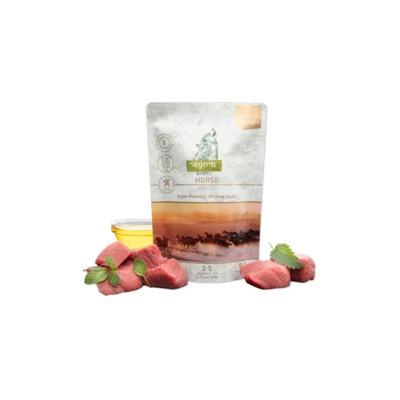 ISEGRIM dog Monoprotein Isegrim Roots, Horse bal. 7 x 410 g kapsičky